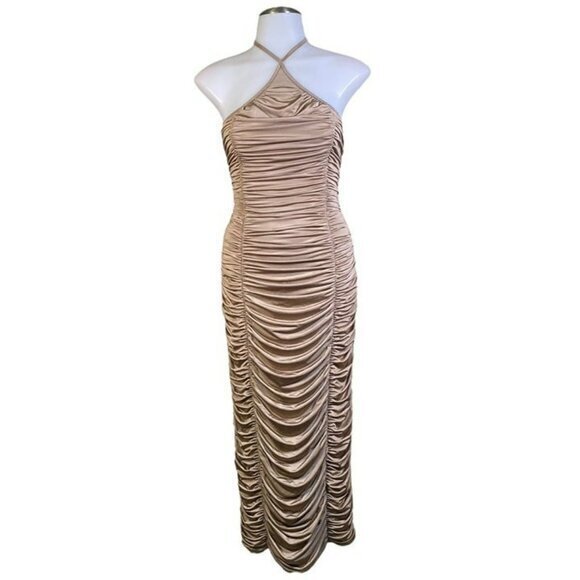 Camila Coelho Spensir Midi Dress - Camel